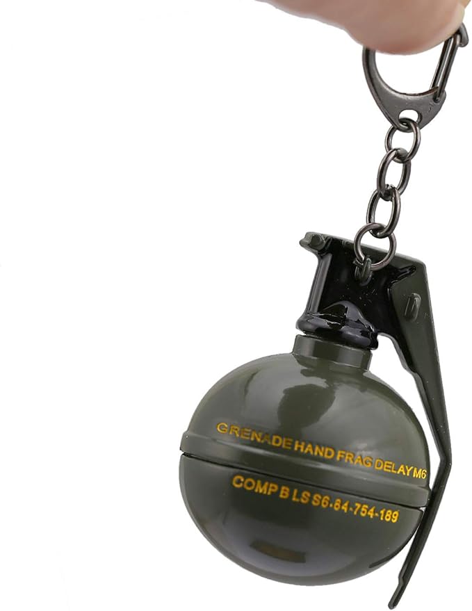 Frag Grenade Keychain