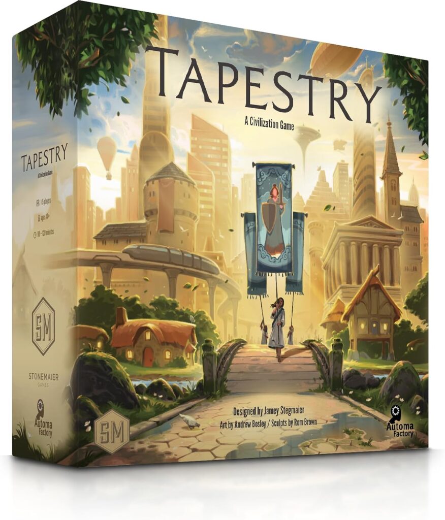 Stonemaier Games: Tapestry (Base Game) | A Civilization Building Board Game 