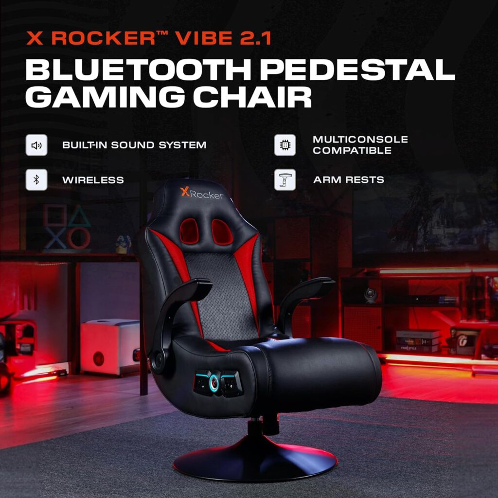 x rocker pedestal gaming chair