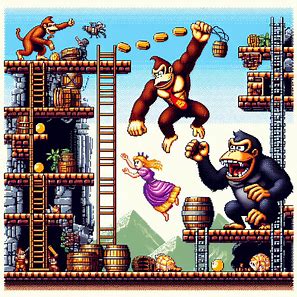 Classic Video Games Donkey Kong (1981)