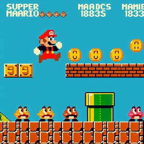 Classic Video Games Super Mario Bros. (1985)