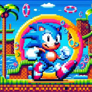 Classic Video Games Sonic the Hedgehog (1991)