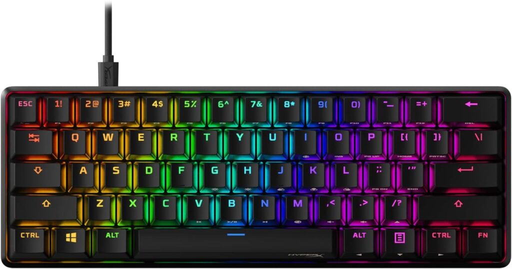 keyboard color for gaming
 HyperX Alloy Origins 60