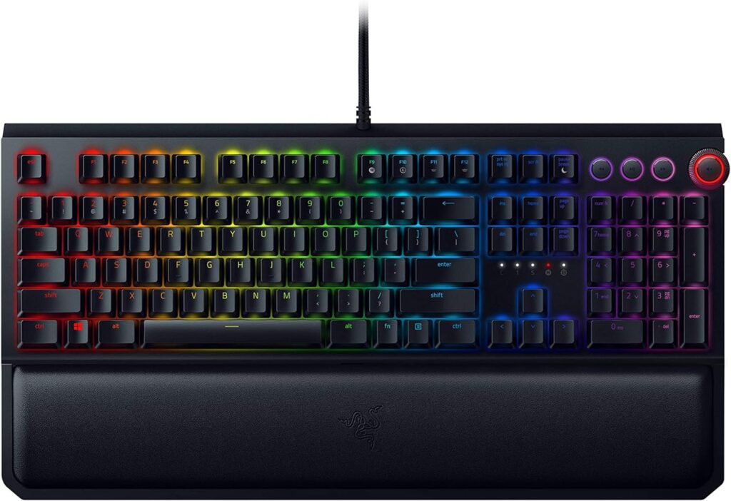 keyboard color for gaming Razer BlackWidow Elite
